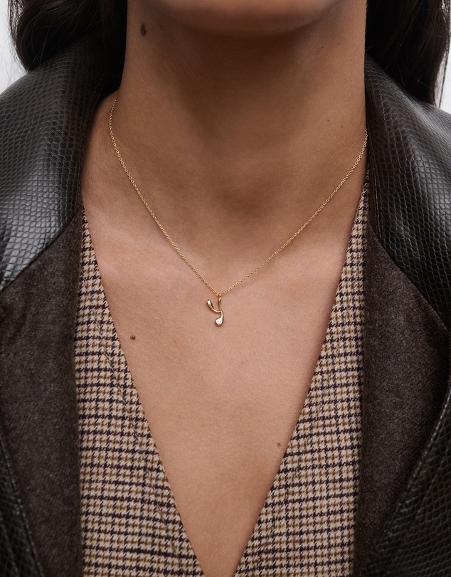 PDPAOLA - Initial 2026 Y Pendant Necklace