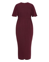 City Chic - Braelynn Drape Maxi Dress