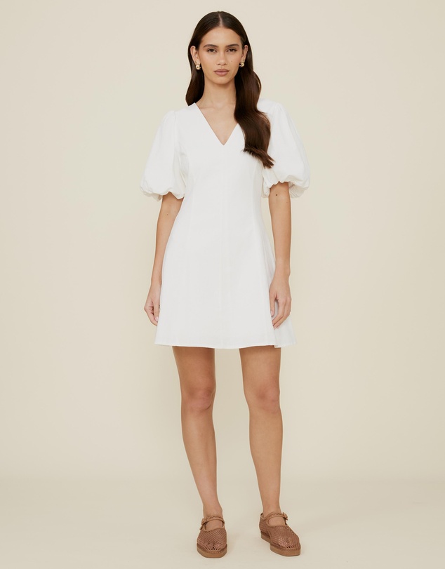 The Fated - Puff Sleeve Mini Dress