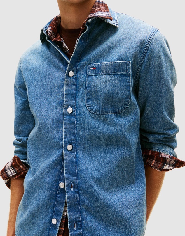 Tommy Jeans - Long Sleeve Regular Denim Shirt