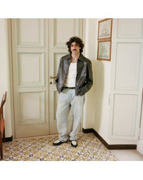 Duke + Dexter - Wilde Black + White Penny Loafer - Men's