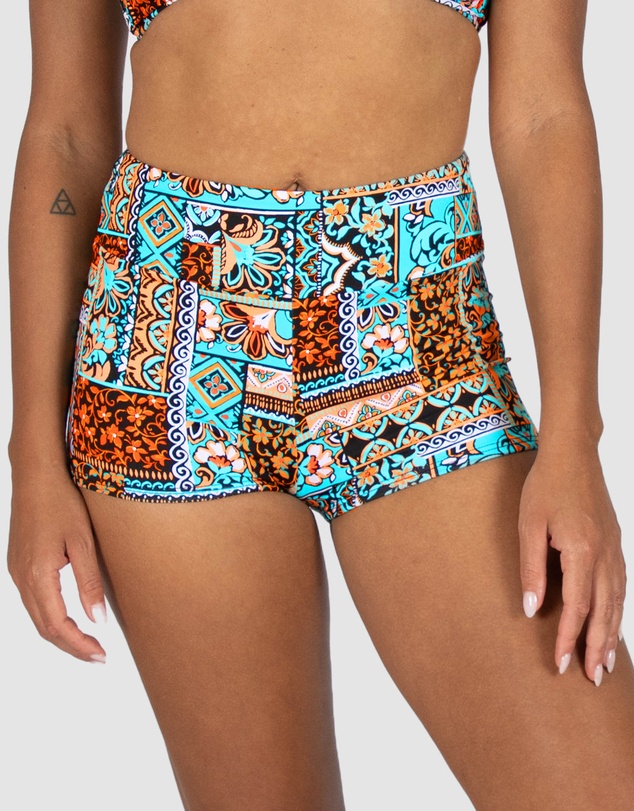 Baku Swimwear - Tulum Extra Firm Beach Short Bikini Bottom