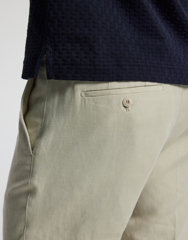 Calibre - Linen Blend Shorts Stone