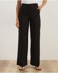 Atmos&Here - Vaila Tailored Wide Leg Pants