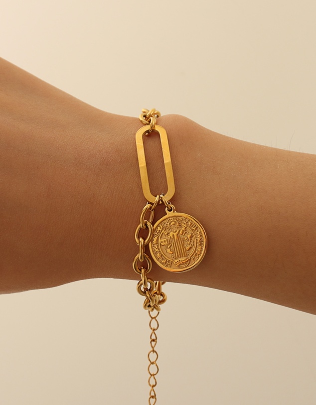 Zoe Olivia - Waterproof Muse Medalion Link Bracelet
