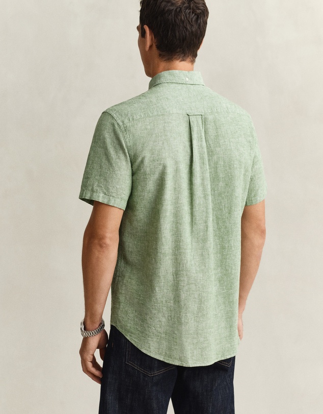 Gant - Cotton Linen Short Sleeve Shirt
