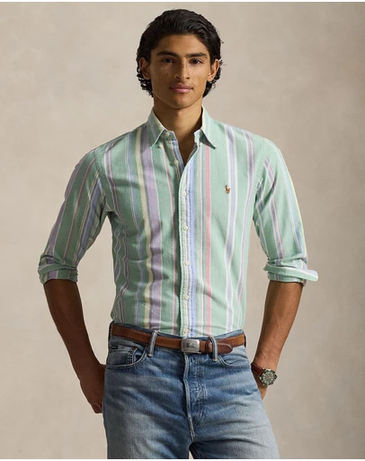 Polo Ralph Lauren - Custom Fit Striped Oxford Shirt