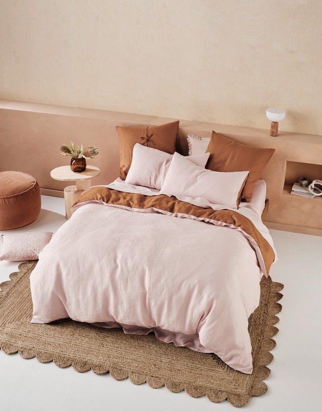 Linen House - Nimes Duet Pure Linen Quilt Cover Set