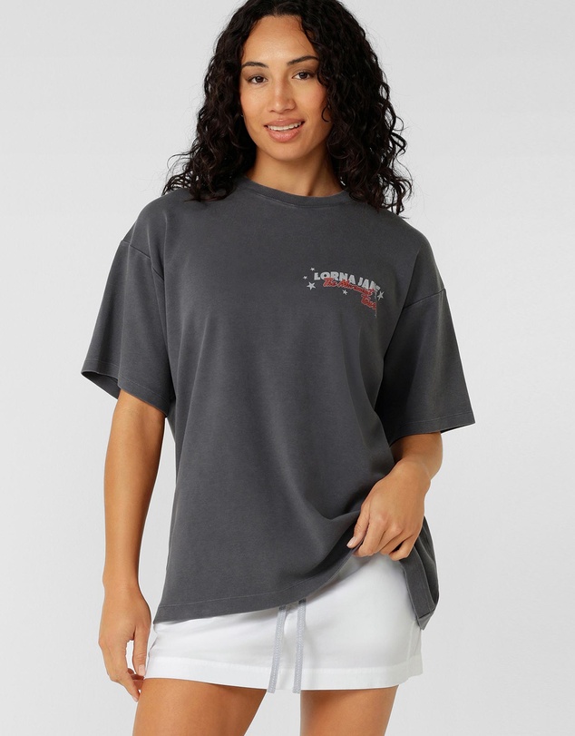 Lorna Jane - World Tour Washed Boyfriend T-Shirt