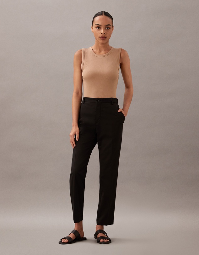 Calvin Klein - Fitted Ribbed Tank Top