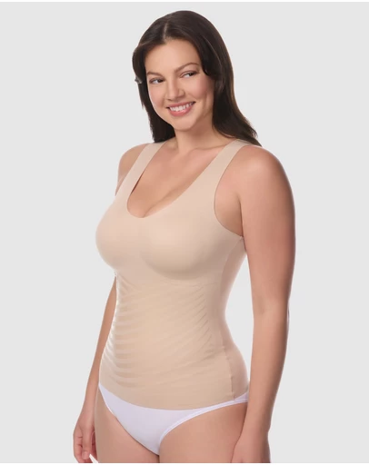 Naomi & Nicole - Mark My Curve Shaping Tank Top With Removable Padding