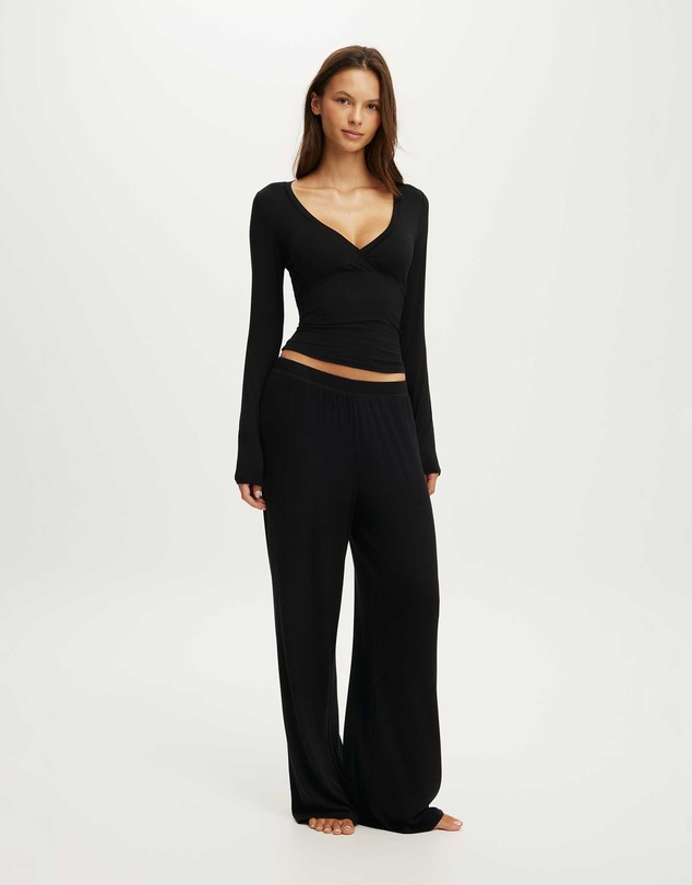 Cotton On Body - Airy Soft Crossover Long Sleeve