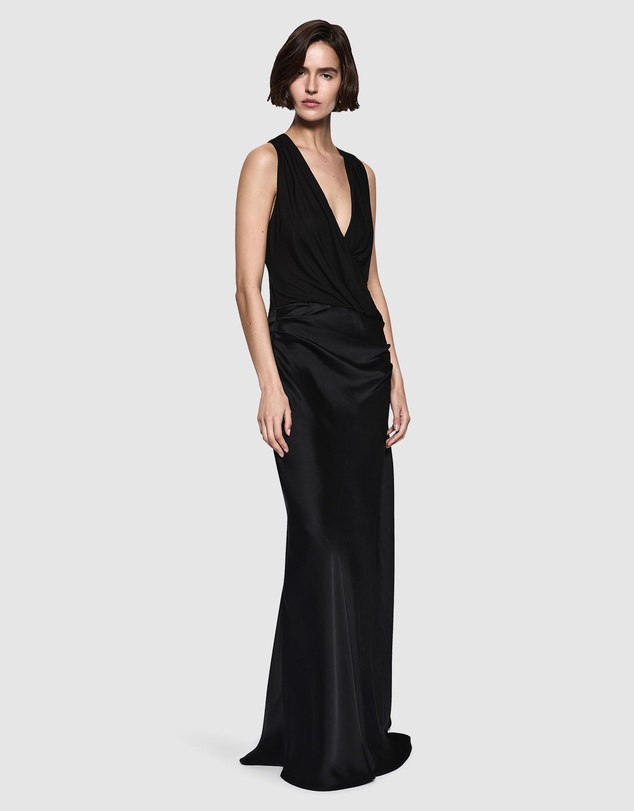 MISHA - Frida Drape Halter Dress