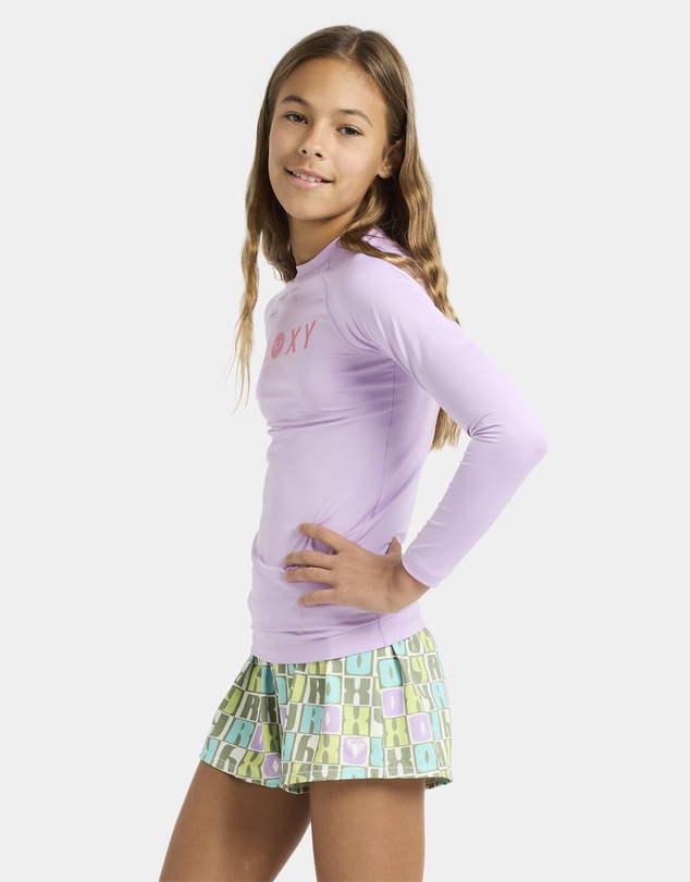 Roxy - Girls 4 to 16 Essentials Long Sleeve Lycra Rash Vest