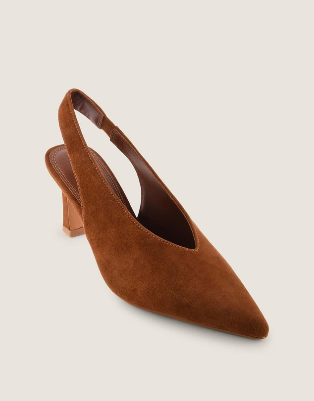 Shelly Shen - Evie High Heels Tan Suede