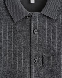 COS - Relaxed Pinstriped Wool-Blend Shirt