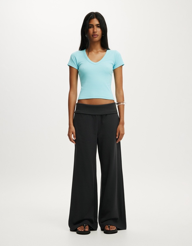 Cotton On - Fold Over Waistband Sweatpant