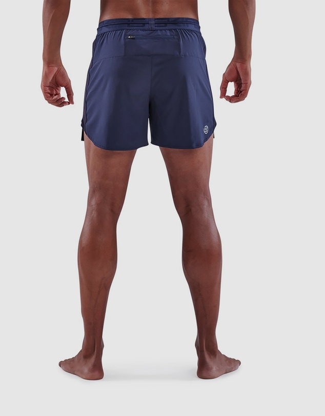 SKINS - SKINS Men's 3-Series Clothing Run Shorts Activewear Navy Blue