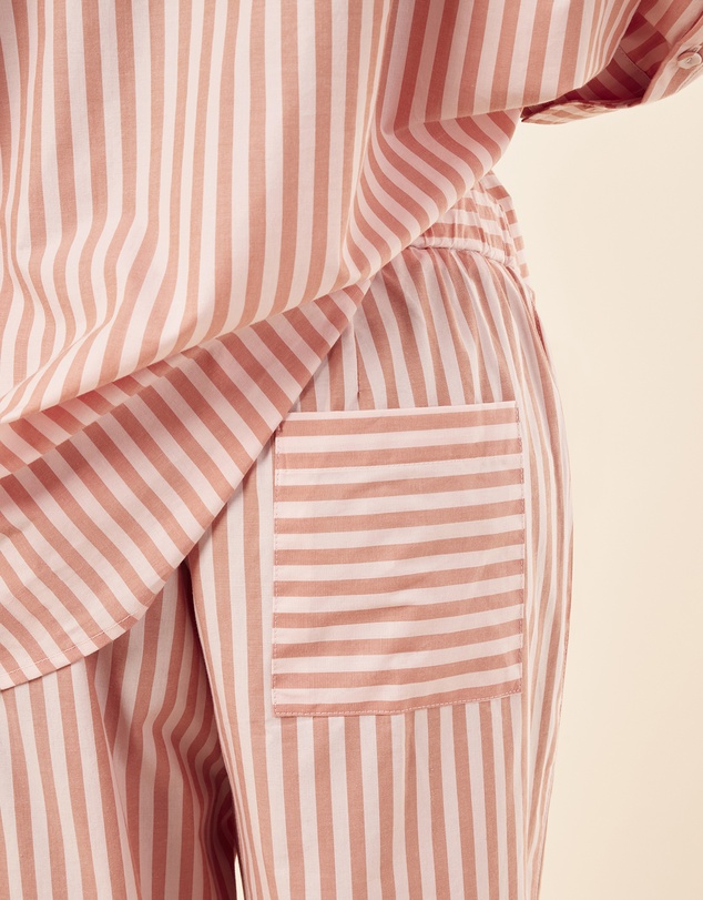 Papinelle - Butterscotch Stripe Full Length PJ