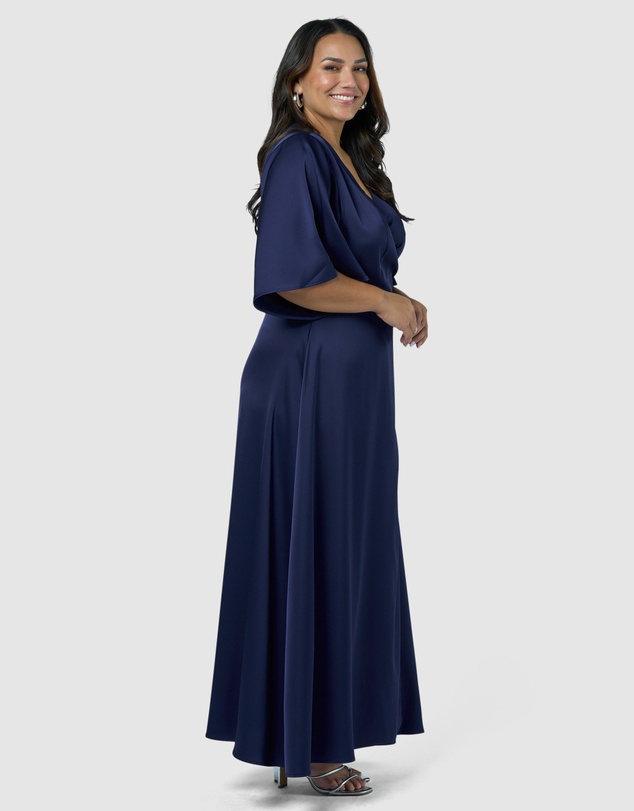 Pink Dusk by Curve Project - Glitz and Glam Maxi Dress