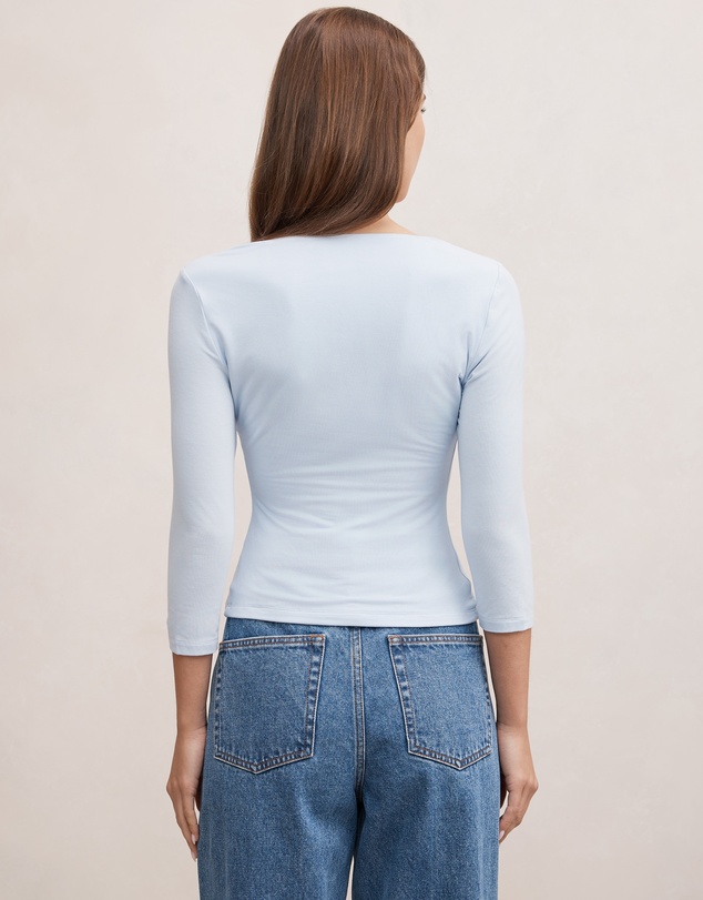 Forever New - Tia V Neck 3/4 Sleeves Top