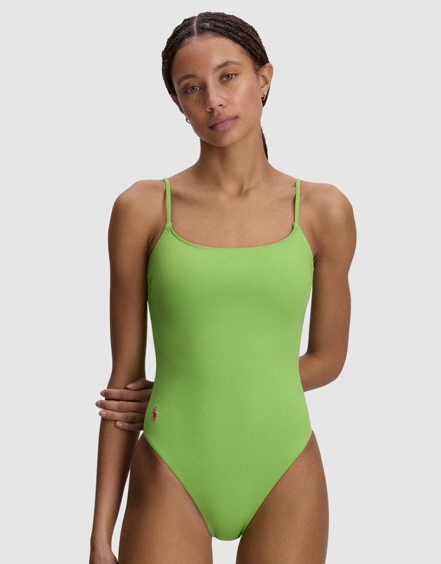 Polo Ralph Lauren - Kennedy Spaghetti Strap One-Piece Swimsuit