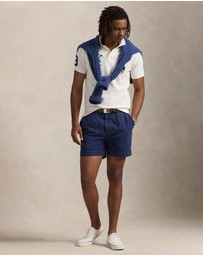 Polo Ralph Lauren - Custom Slim Fit Big Pony Mesh Polo Shirt