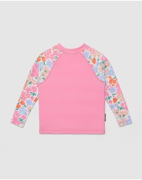 Crywolf - BABY RASH VEST Berry Garden