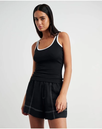 Jag - Kate Contrast Scoop Tank