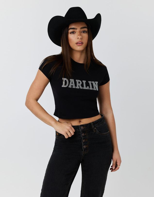 Ringers Western - Darlin Womens Baby T-Shirt