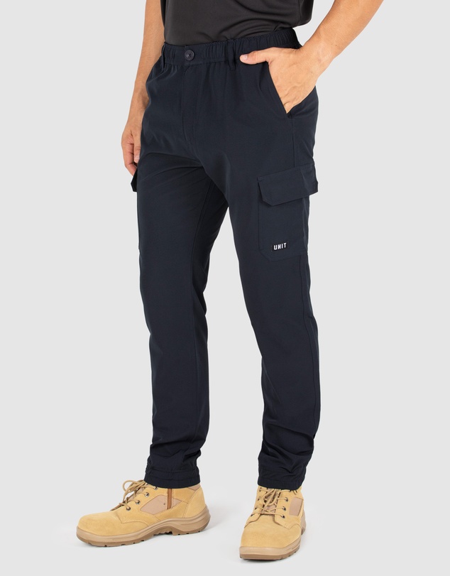 UNIT Workwear - UNIT Mens Cuffed Cargo Flexlite Utility Pants