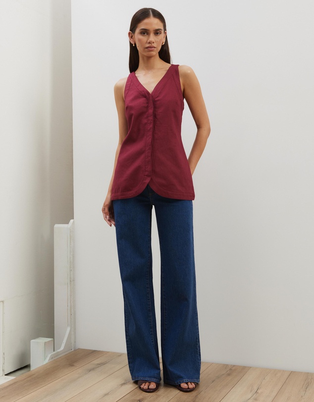 Atmos&Here - Maura V-Neck Longline Vest