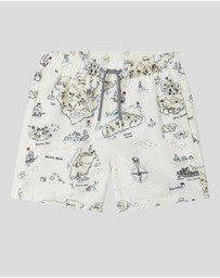 Boardies - Boardies Treasure Map Kids Swim Shorts