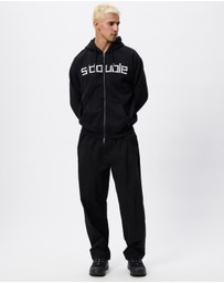 S Double - Block Zip Hoodie
