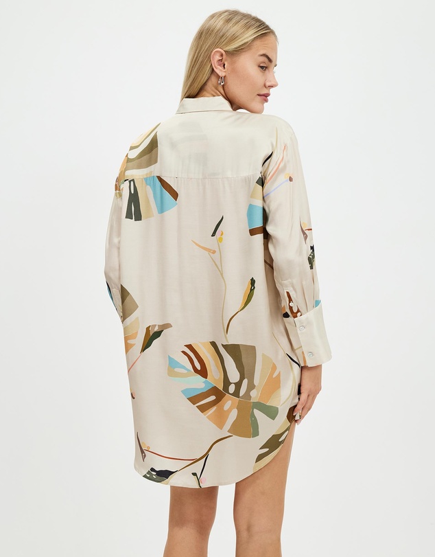 Grace Willow - Jasmine Silk Shirt Dress