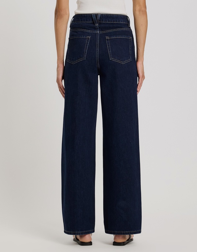 Atmos&Here - Mabel High Rise Wide Leg Jeans