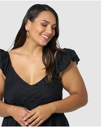 Something 4 Olivia - Georgie Broderie Maxi Dress