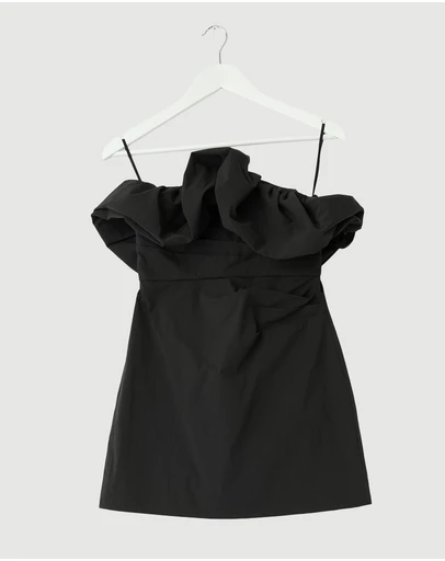 Revibe - Repaired Shona Joy Campbell Strapless Bubble Mini Dress - AU 8