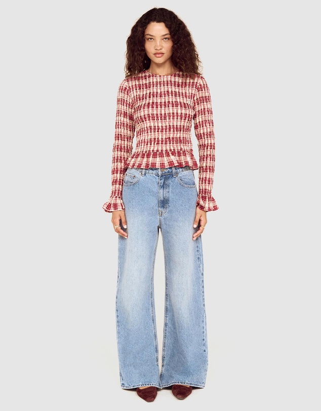 MINKPINK - Anouk Shirred Top