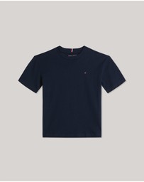 Tommy Hilfiger - Flag Embroidery Crew Neck T-Shirt - Teens