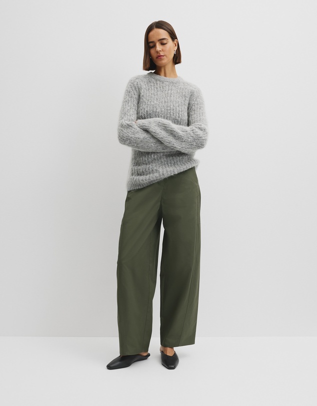 Country Road - Fluffy Crew Neck Knit