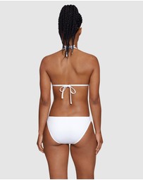 Polo Ralph Lauren - Logo Icons Devin Embroidered Low Rise Hipster Bikini Bottom
