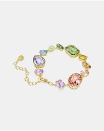 Swarovski - Gema Bracelet, Mixed Cuts, Multicolored, Gold-Tone Plated