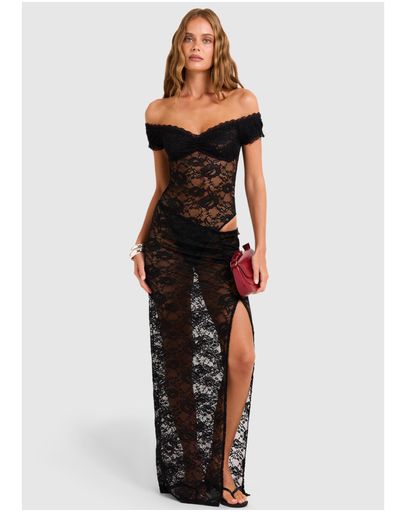 chinese dress ladies VISIONS LACE FRILL DRESS | CHOCOLATE POLKA DOT | THIRD FORM | Women's  Australian Fashion  THIRD FORM