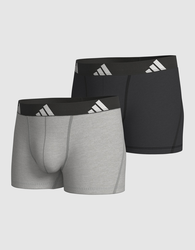 adidas Sportswear - 2 Pack Active Flex Cotton Trunk Underwear