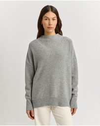 Toorallie - Drop Shoulder Mock Neck