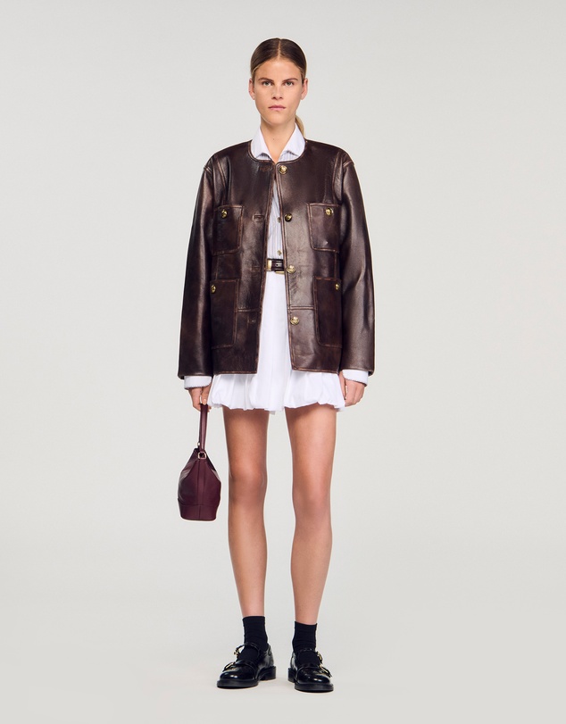 Sandro - Jerem Leather Jacket