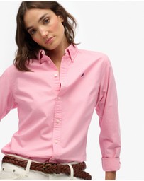Superdry - Slim Oxford Long Sleeve Shirt