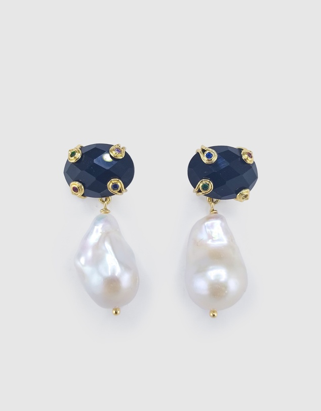 Izoa - Kiara Baroque Pearl Earrings