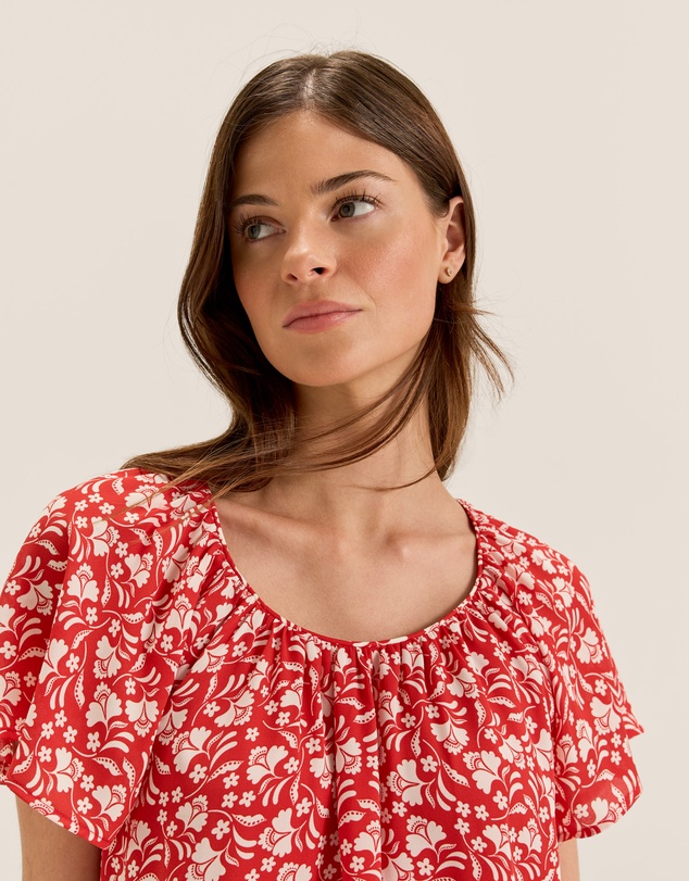Review - St Lucia Floral Blouse